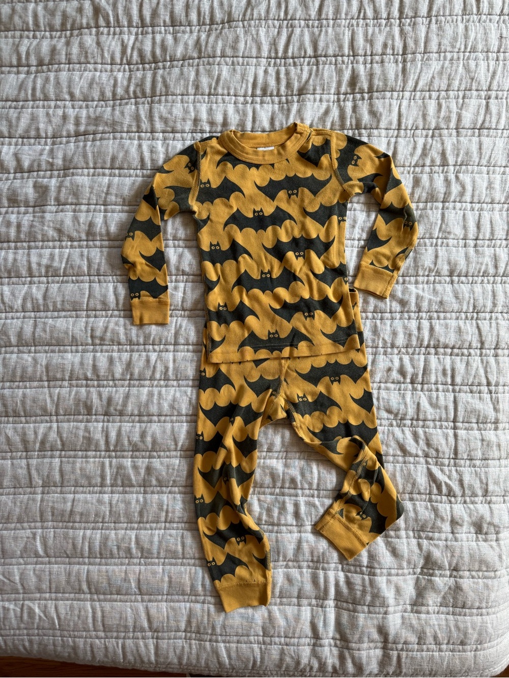 Kids Hanna Andersson Bat Print Pajama Set Size 4